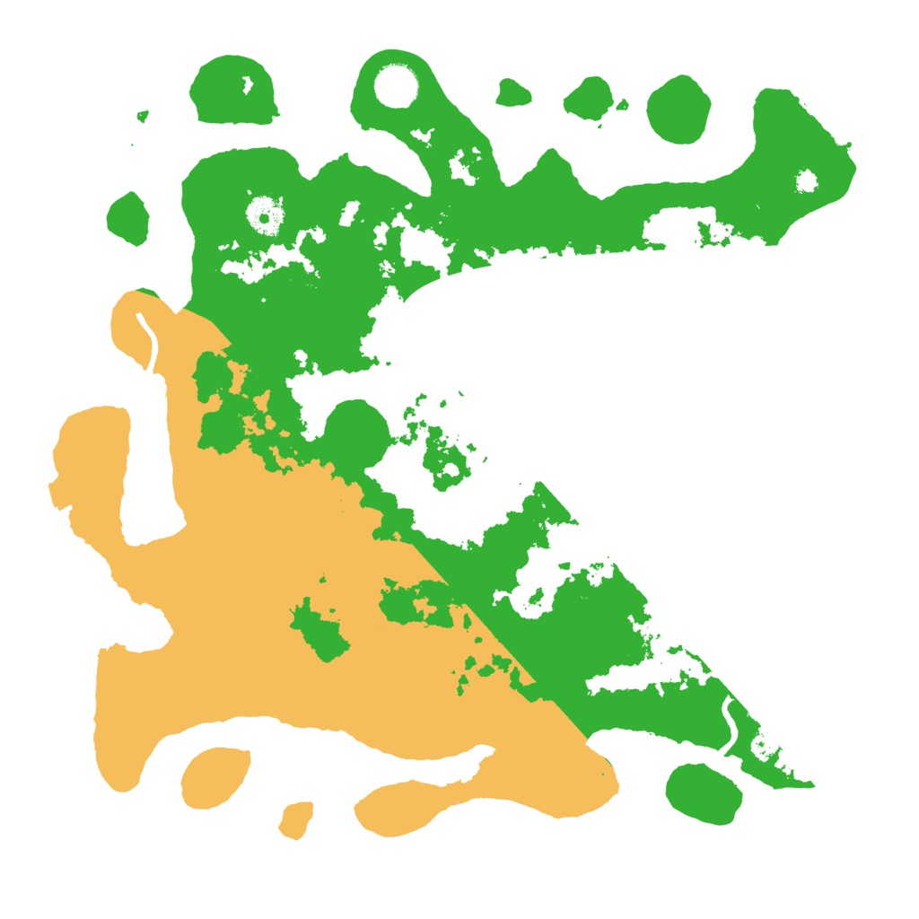 Biome Rust Map: Procedural Map, Size: 3700, Seed: 196728206