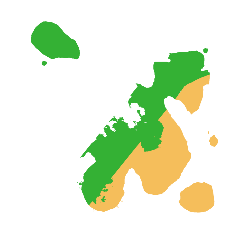 Biome Rust Map: Procedural Map, Size: 2000, Seed: 1384898823