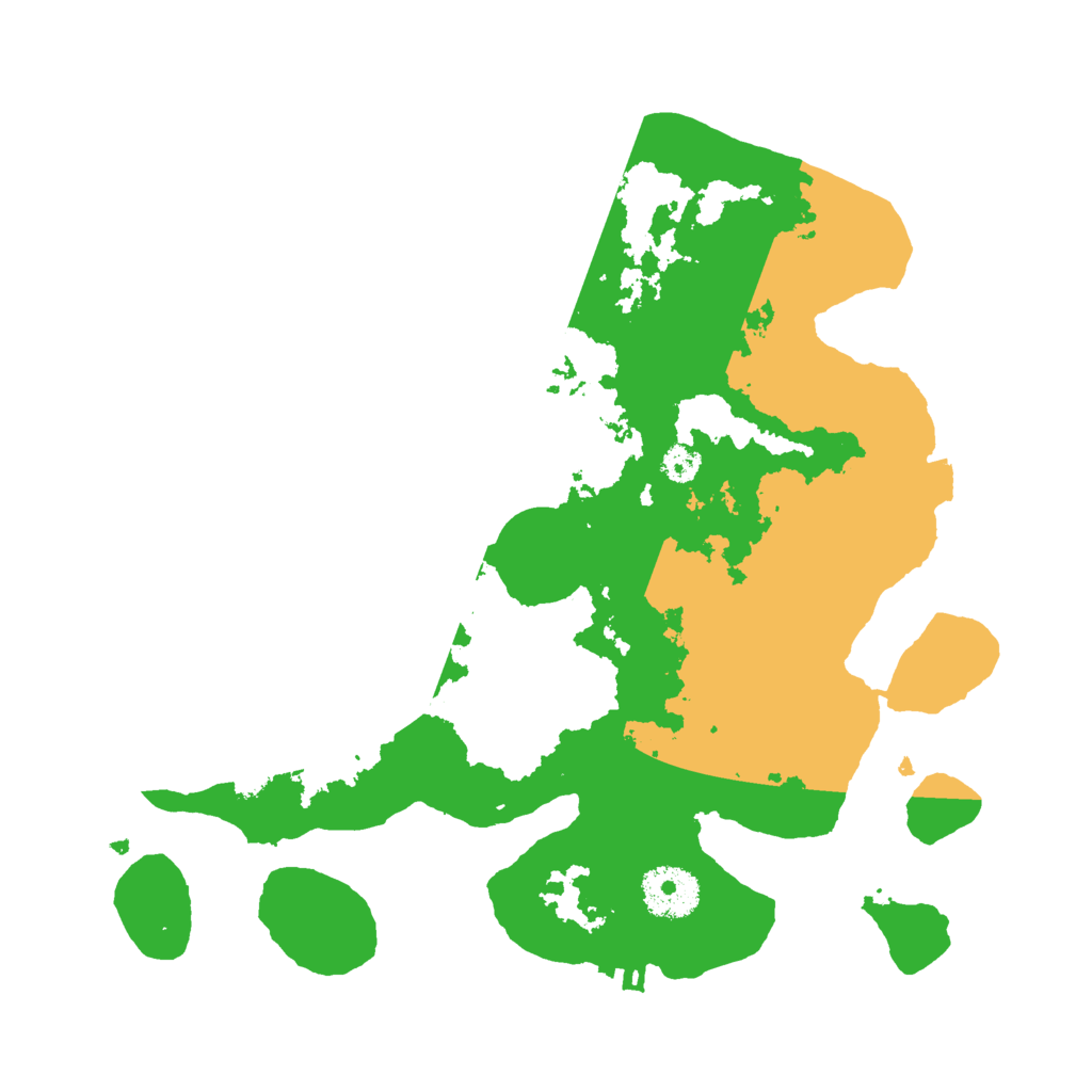 Biome Rust Map: Procedural Map, Size: 3000, Seed: 44266