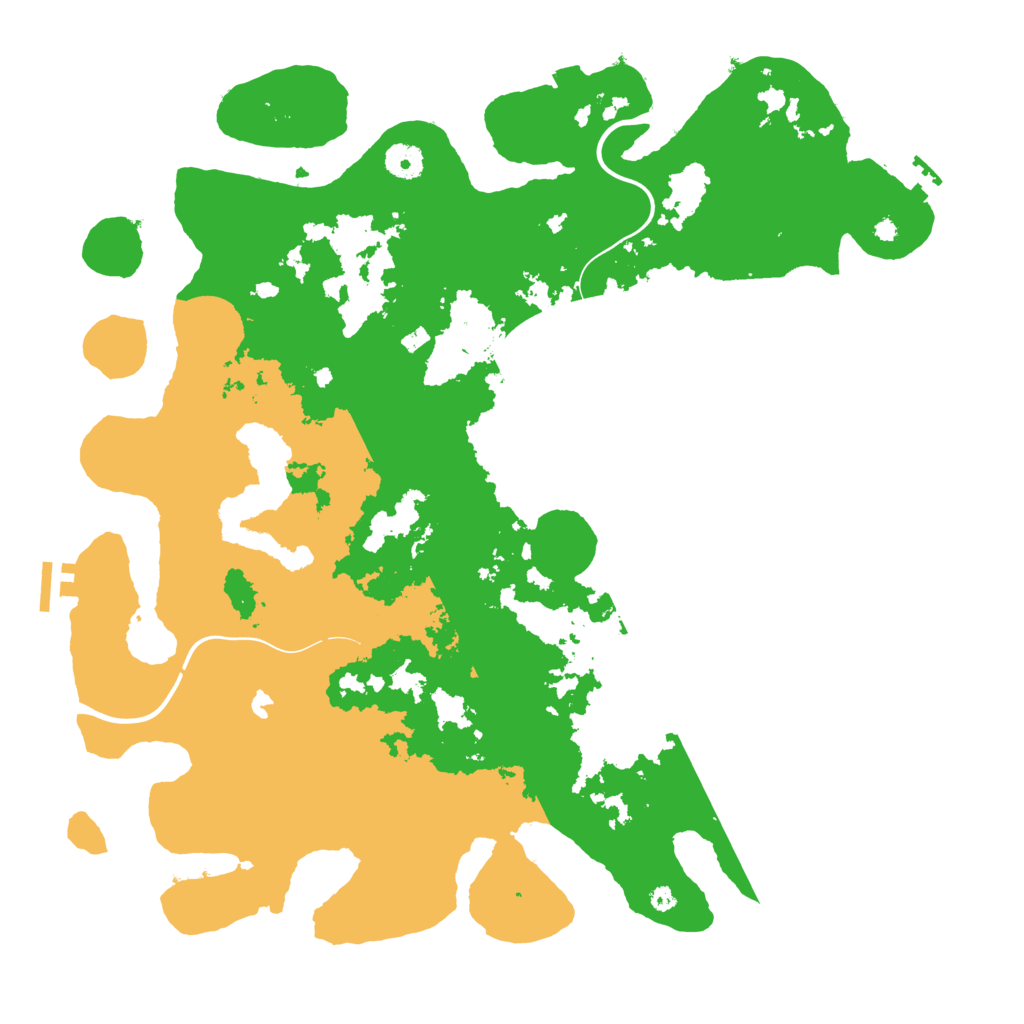 Biome Rust Map: Procedural Map, Size: 4150, Seed: 1235