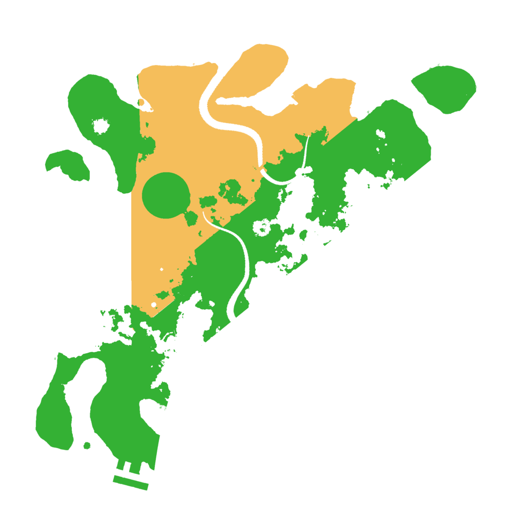 Biome Rust Map: Procedural Map, Size: 3000, Seed: 966713503