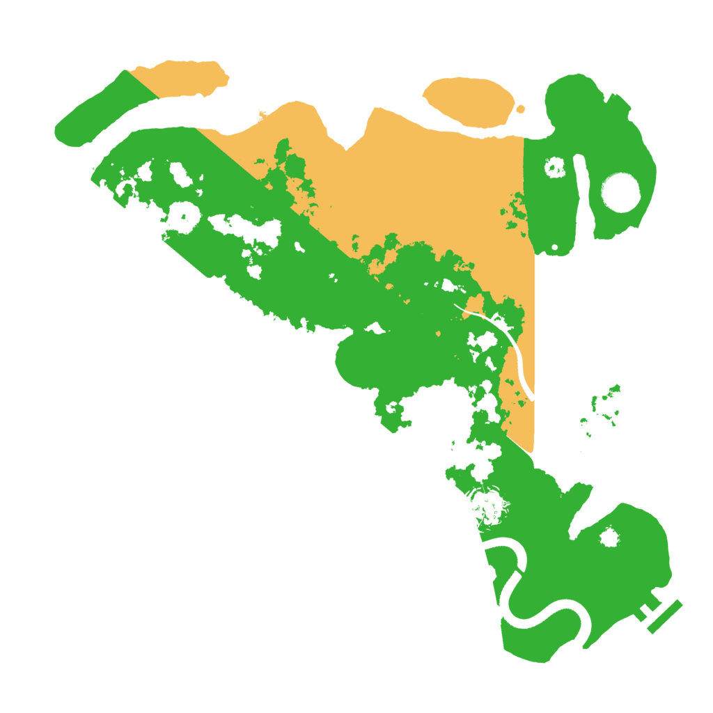 Biome Rust Map: Procedural Map, Size: 3400, Seed: 58560894