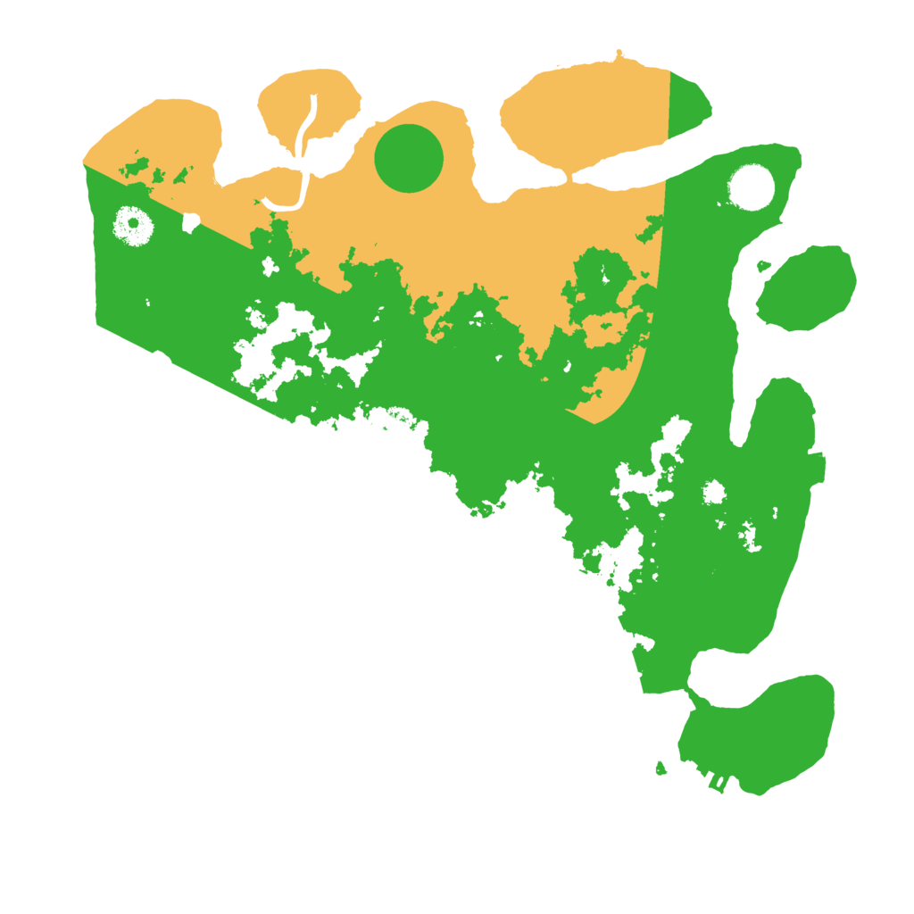 Biome Rust Map: Procedural Map, Size: 3501, Seed: 3