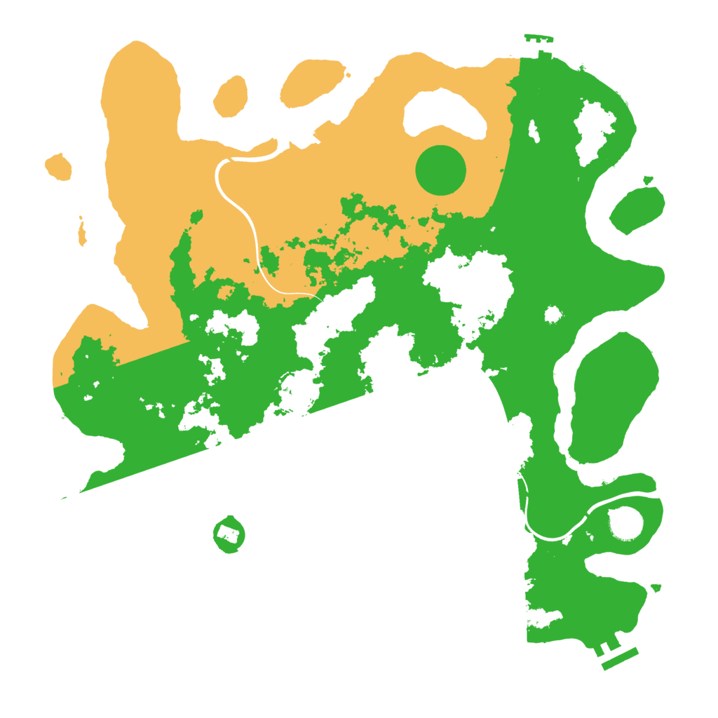 Biome Rust Map: Procedural Map, Size: 3750, Seed: 290689