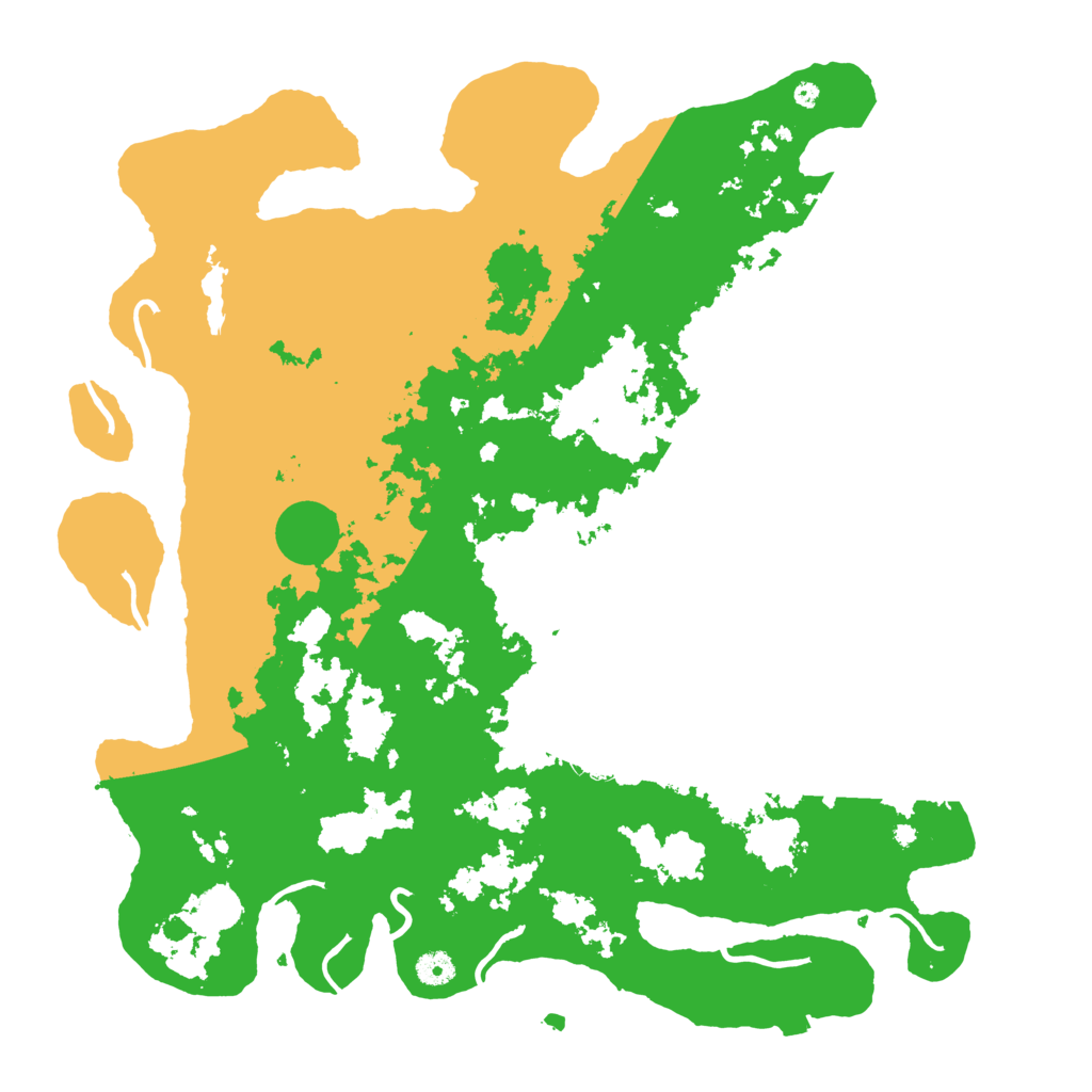 Biome Rust Map: Procedural Map, Size: 4500, Seed: 76097924