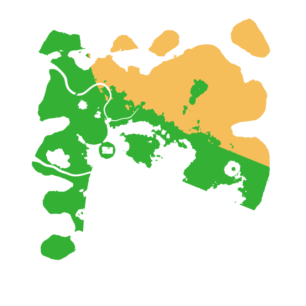 Biome Rust Map: Procedural Map, Size: 3000, Seed: 72626