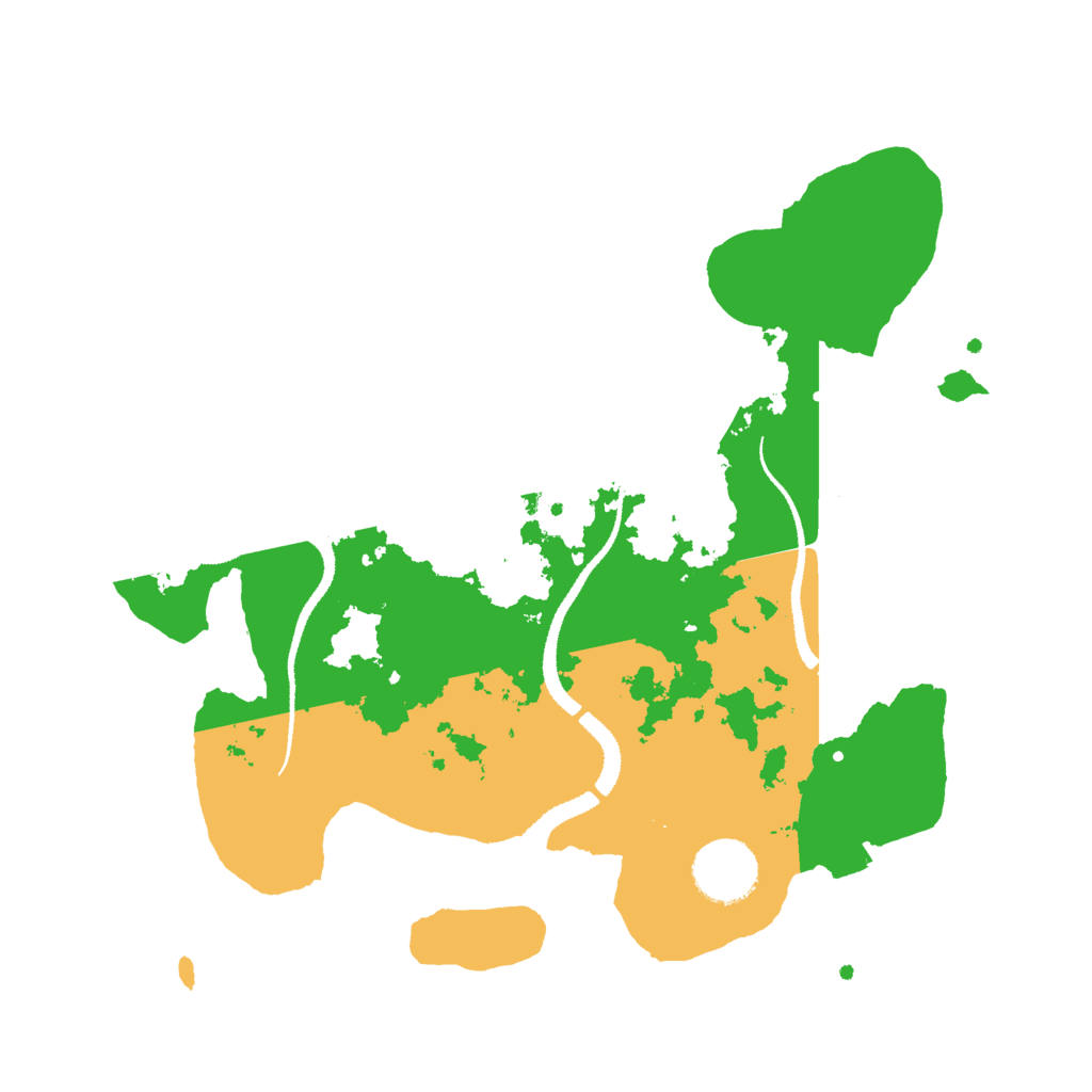 Biome Rust Map: Procedural Map, Size: 3000, Seed: 13044