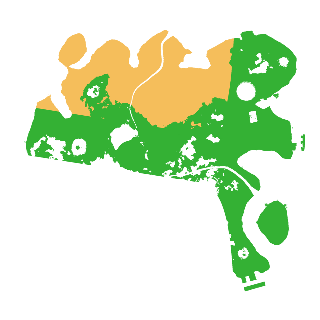 Biome Rust Map: Procedural Map, Size: 3000, Seed: 2109732565