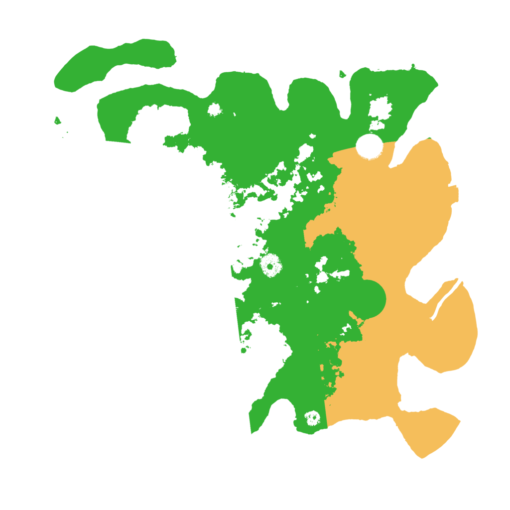 Biome Rust Map: Procedural Map, Size: 3500, Seed: 247777843
