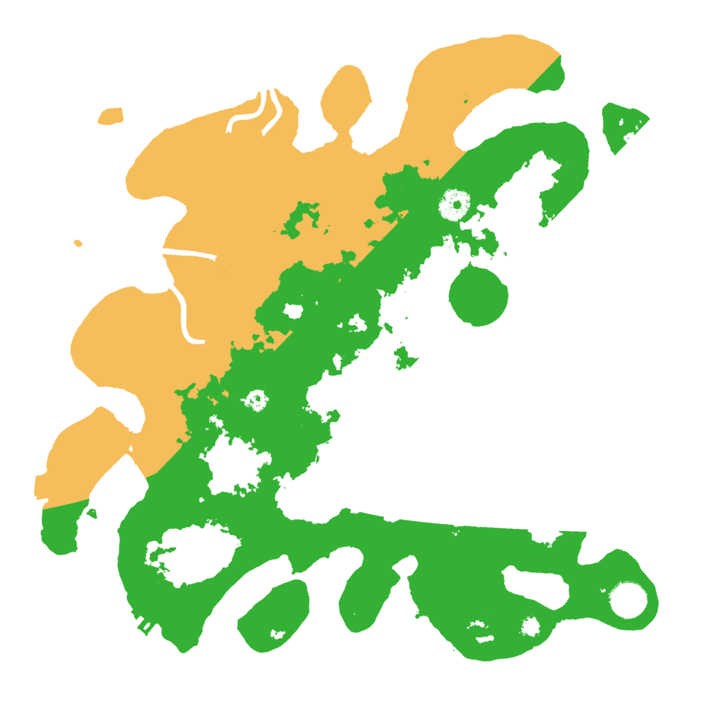 Biome Rust Map: Procedural Map, Size: 3500, Seed: 220888999