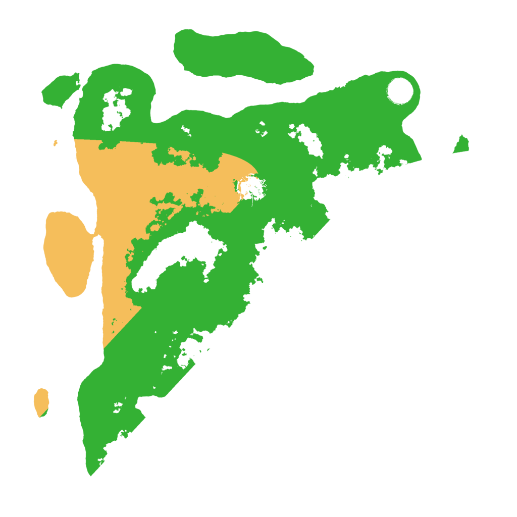 Biome Rust Map: Barren, Size: 3500, Seed: 585947