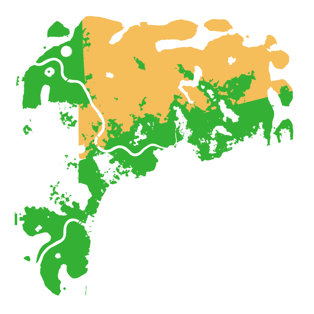 Biome Rust Map: Procedural Map, Size: 5000, Seed: 1696491338