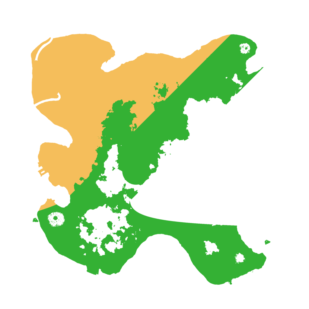 Biome Rust Map: Procedural Map, Size: 3000, Seed: 11409