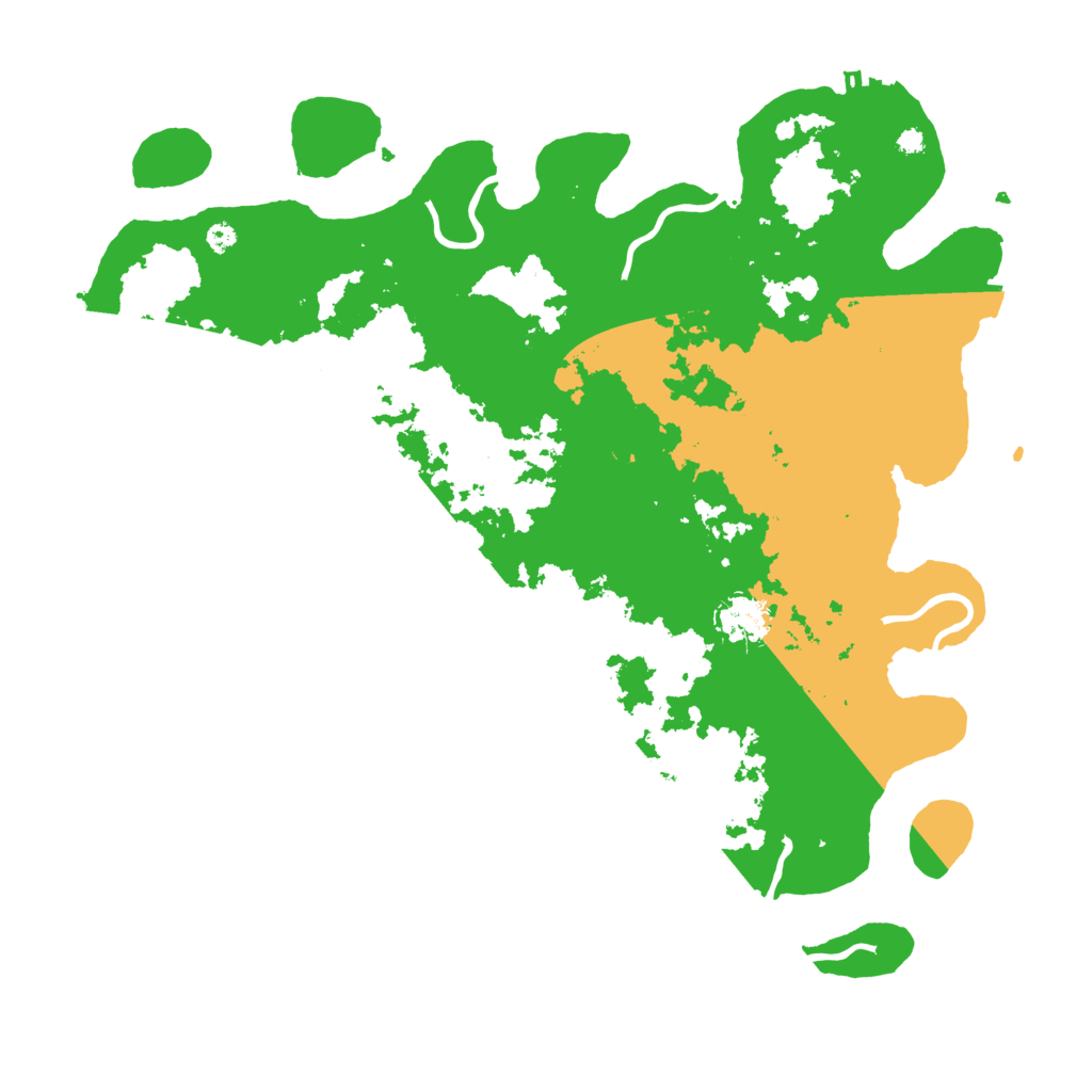 Biome Rust Map: Procedural Map, Size: 3850, Seed: 42950