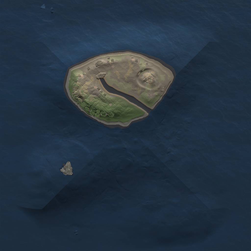 Rust Map: Procedural Map, Size: 1000, Seed: 420666999, 3 Monuments