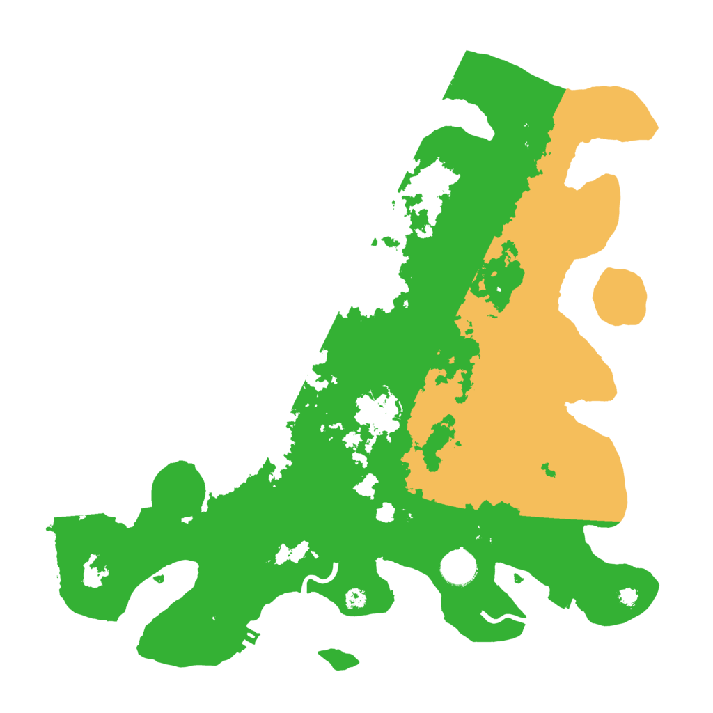Biome Rust Map: Procedural Map, Size: 3500, Seed: 2006041194