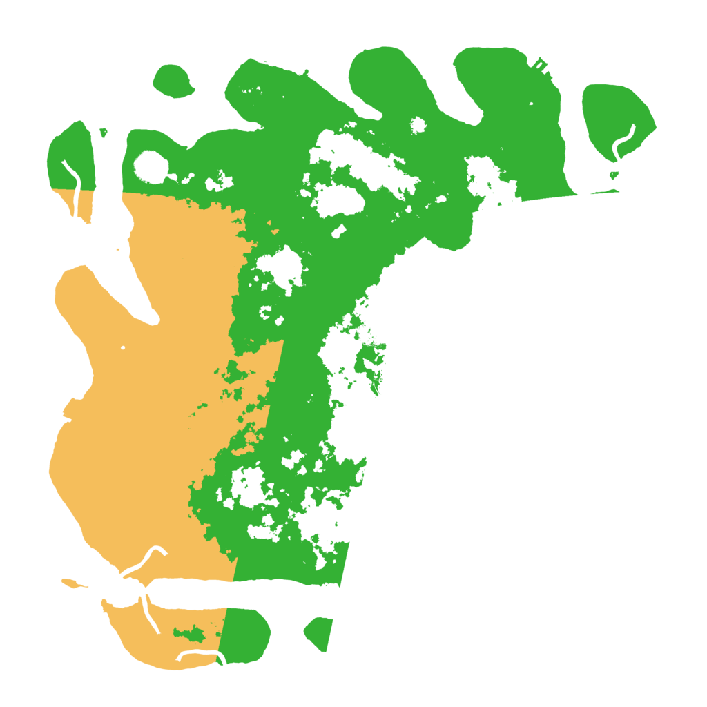 Biome Rust Map: Procedural Map, Size: 4000, Seed: 10996154