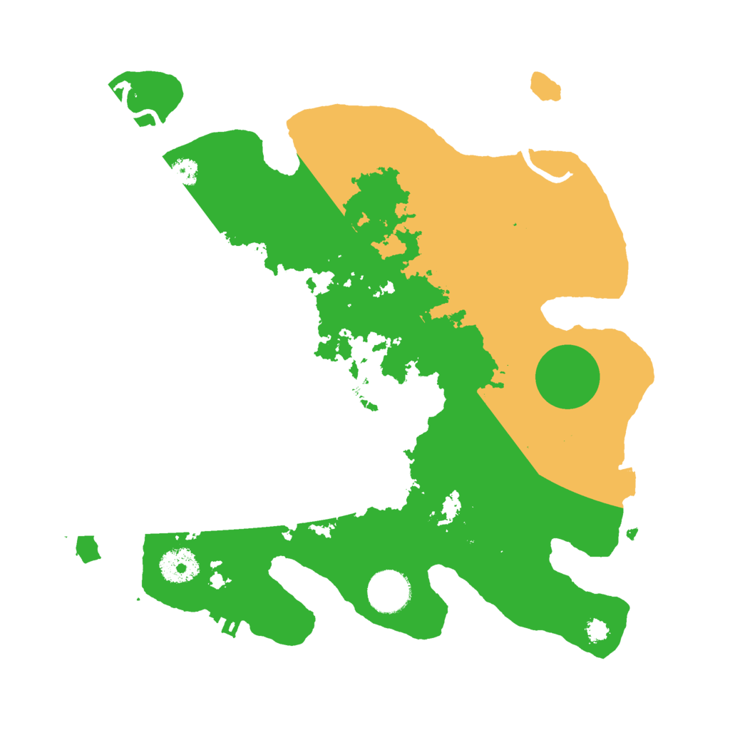 Biome Rust Map: Procedural Map, Size: 3000, Seed: 14205252