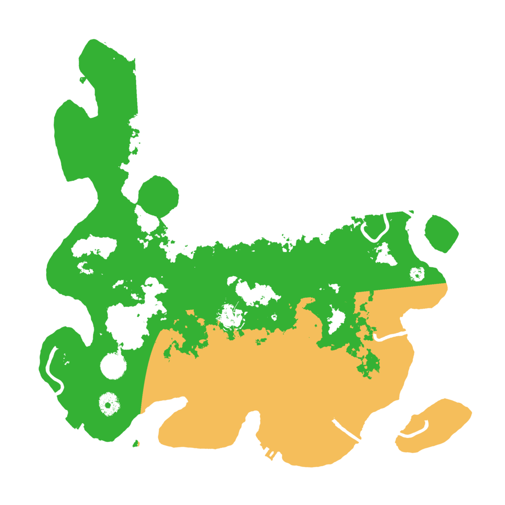 Biome Rust Map: Procedural Map, Size: 3500, Seed: 214981370