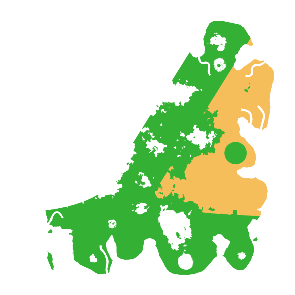 Biome Rust Map: Procedural Map, Size: 3500, Seed: 1459499501