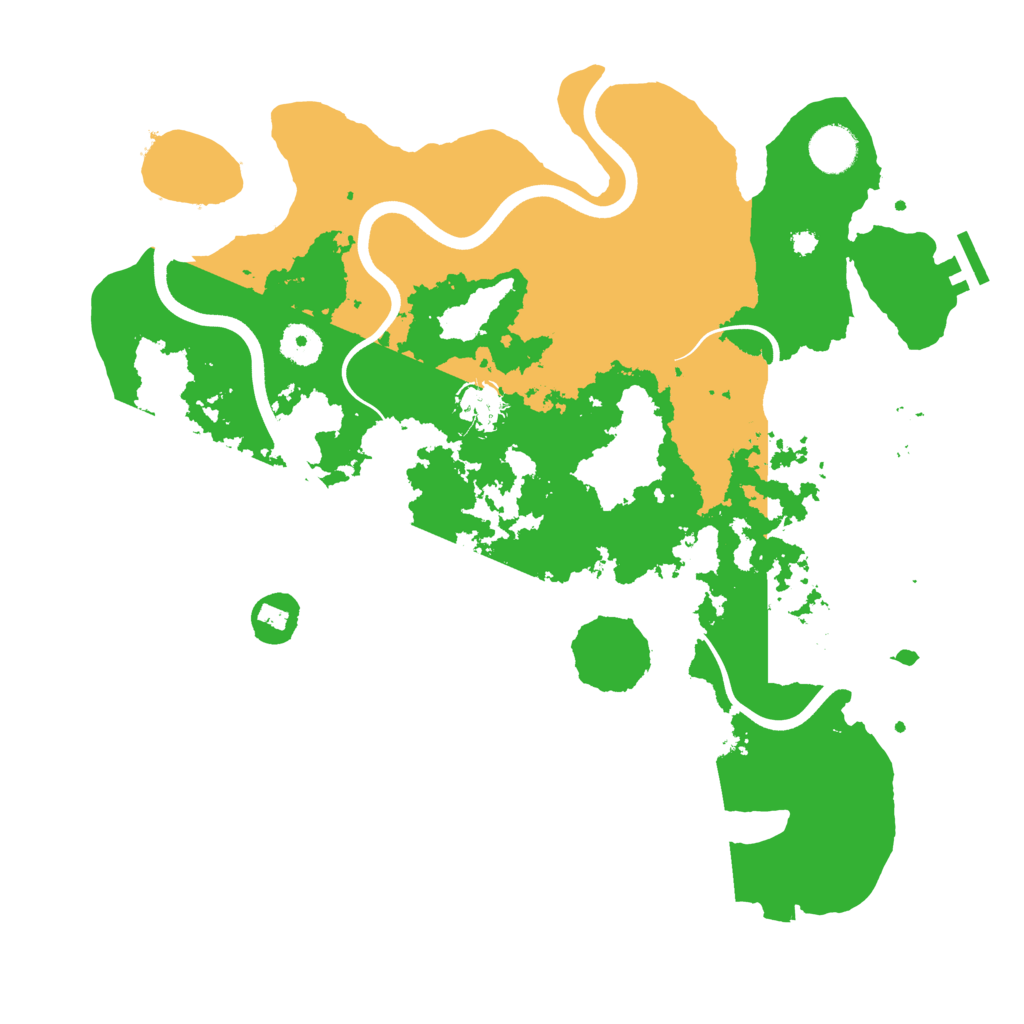 Biome Rust Map: Procedural Map, Size: 3750, Seed: 45193765