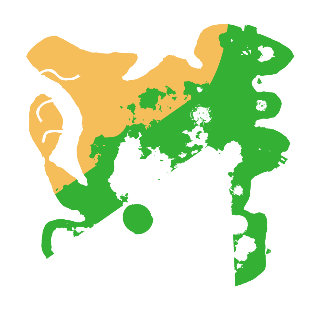 Biome Rust Map: Procedural Map, Size: 3000, Seed: 25878