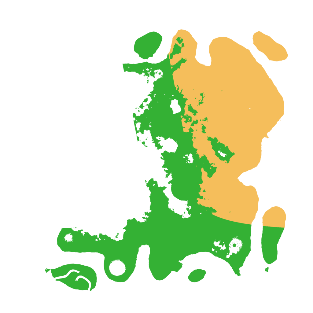 Biome Rust Map: Procedural Map, Size: 3500, Seed: 1292007617