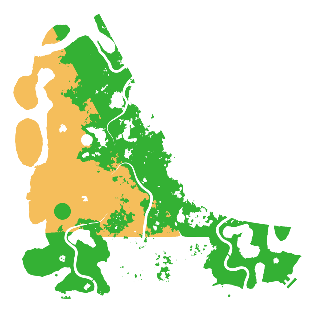 Biome Rust Map: Procedural Map, Size: 5000, Seed: 7103