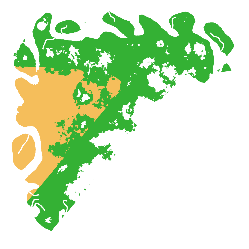 Biome Rust Map: Procedural Map, Size: 5000, Seed: 645307800