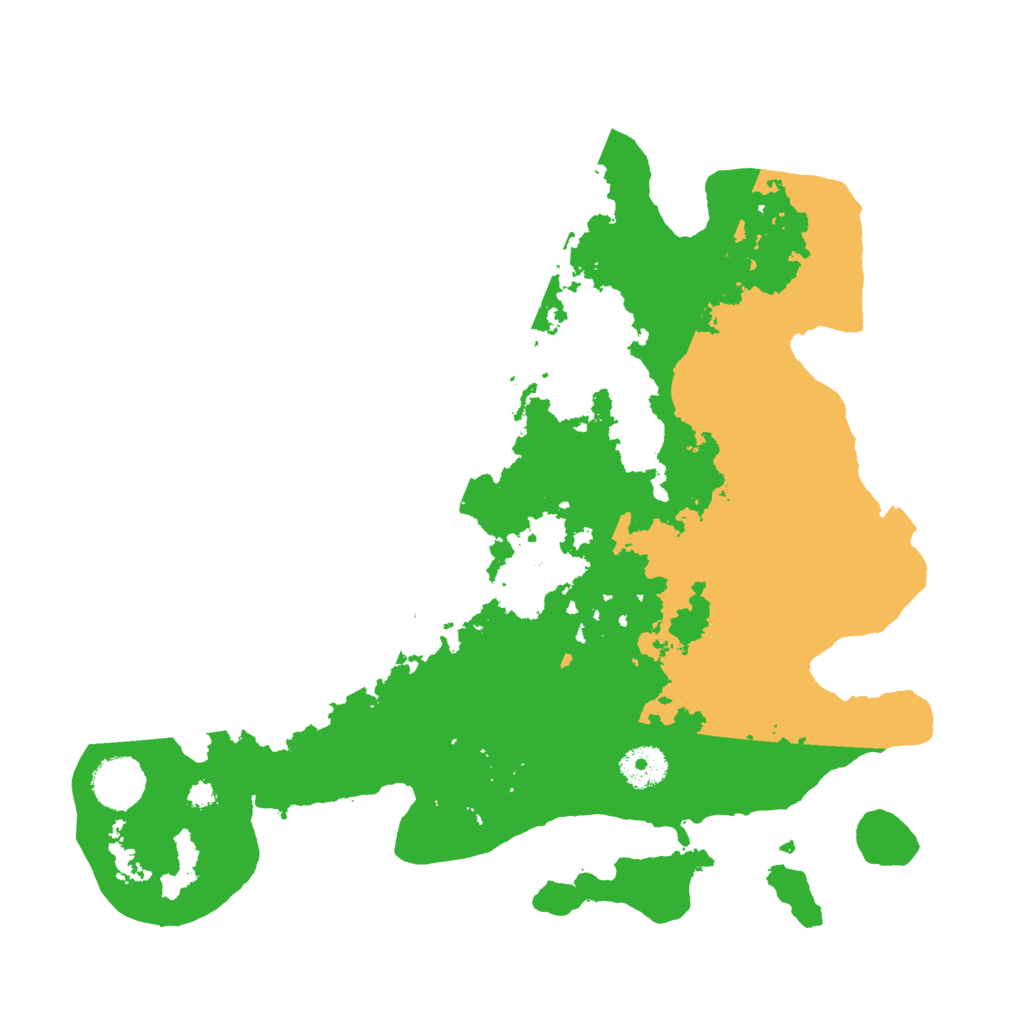 Biome Rust Map: Procedural Map, Size: 3500, Seed: 819144517