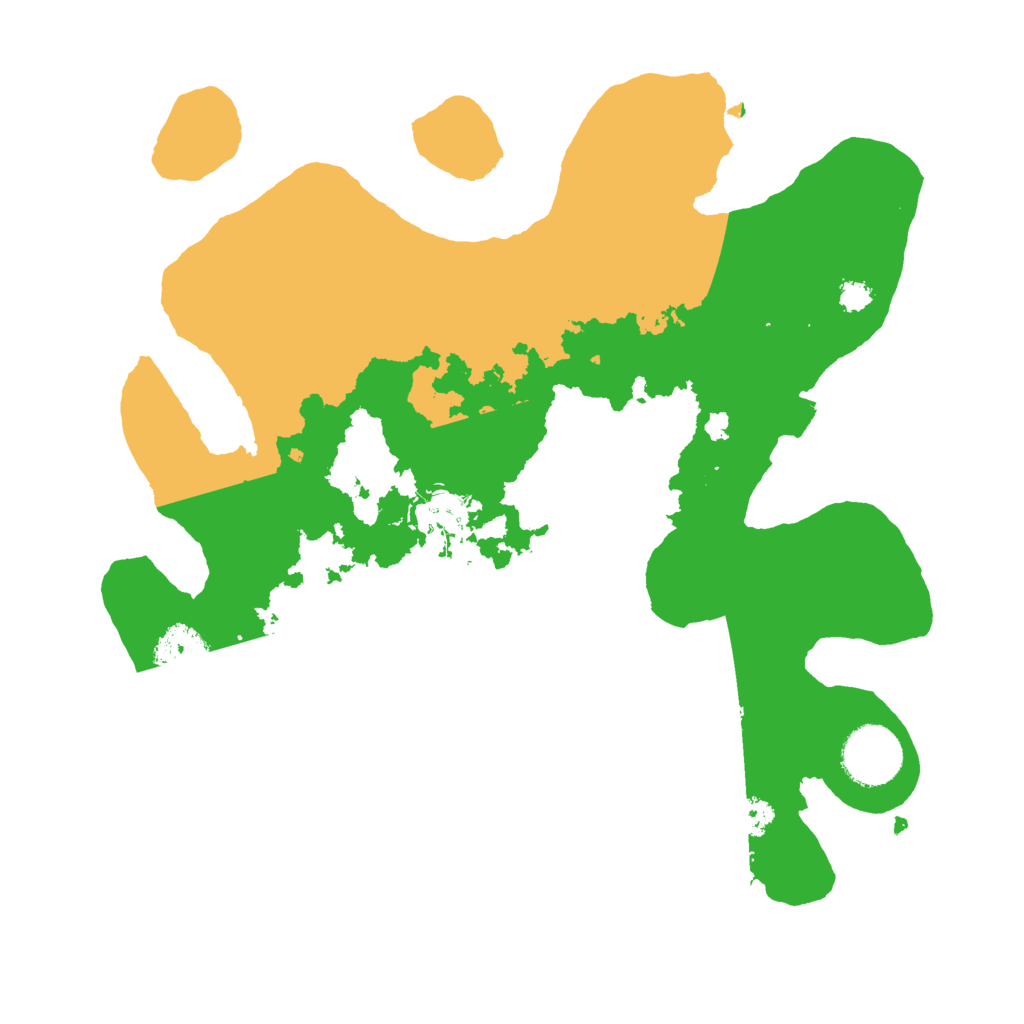 Biome Rust Map: Procedural Map, Size: 3000, Seed: 23055