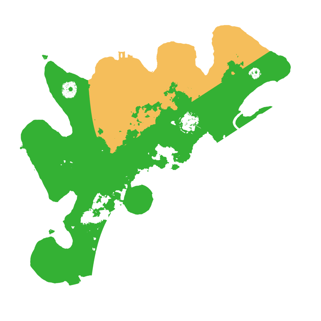 Biome Rust Map: Procedural Map, Size: 3000, Seed: 22989
