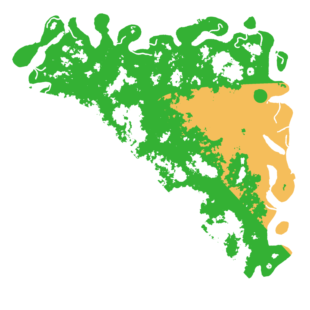 Biome Rust Map: Procedural Map, Size: 6000, Seed: 453720308