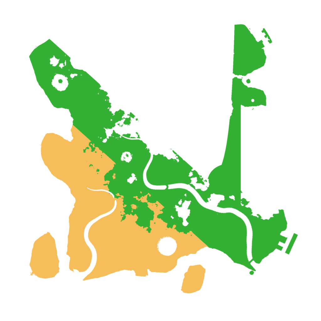 Biome Rust Map: Procedural Map, Size: 3000, Seed: 24011959