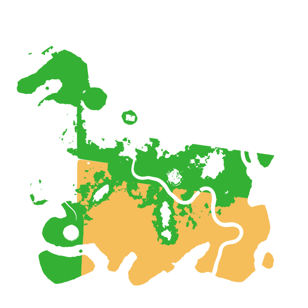 Biome Rust Map: Procedural Map, Size: 3600, Seed: 3874291