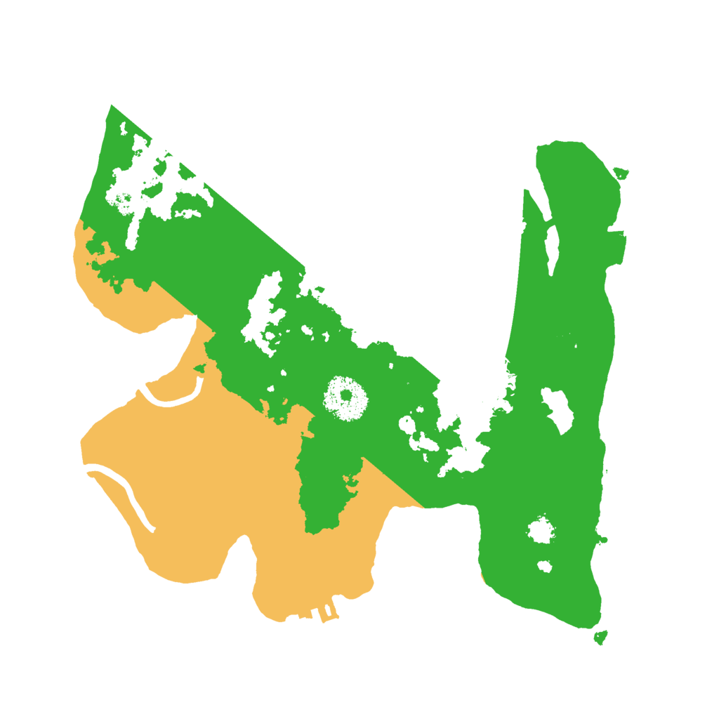 Biome Rust Map: Procedural Map, Size: 2500, Seed: 911689774