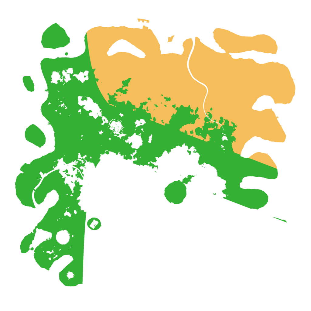 Biome Rust Map: Procedural Map, Size: 3950, Seed: 2145331313