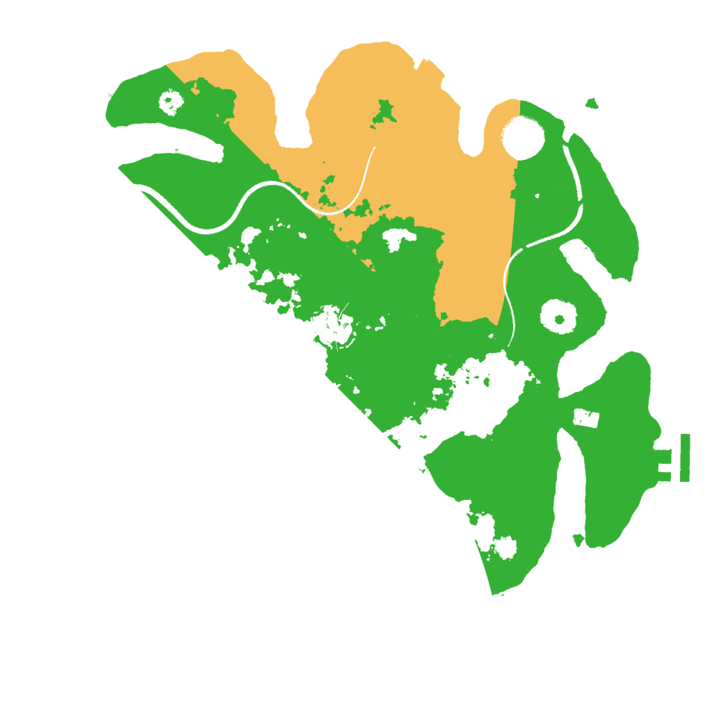 Biome Rust Map: Procedural Map, Size: 3000, Seed: 920126878