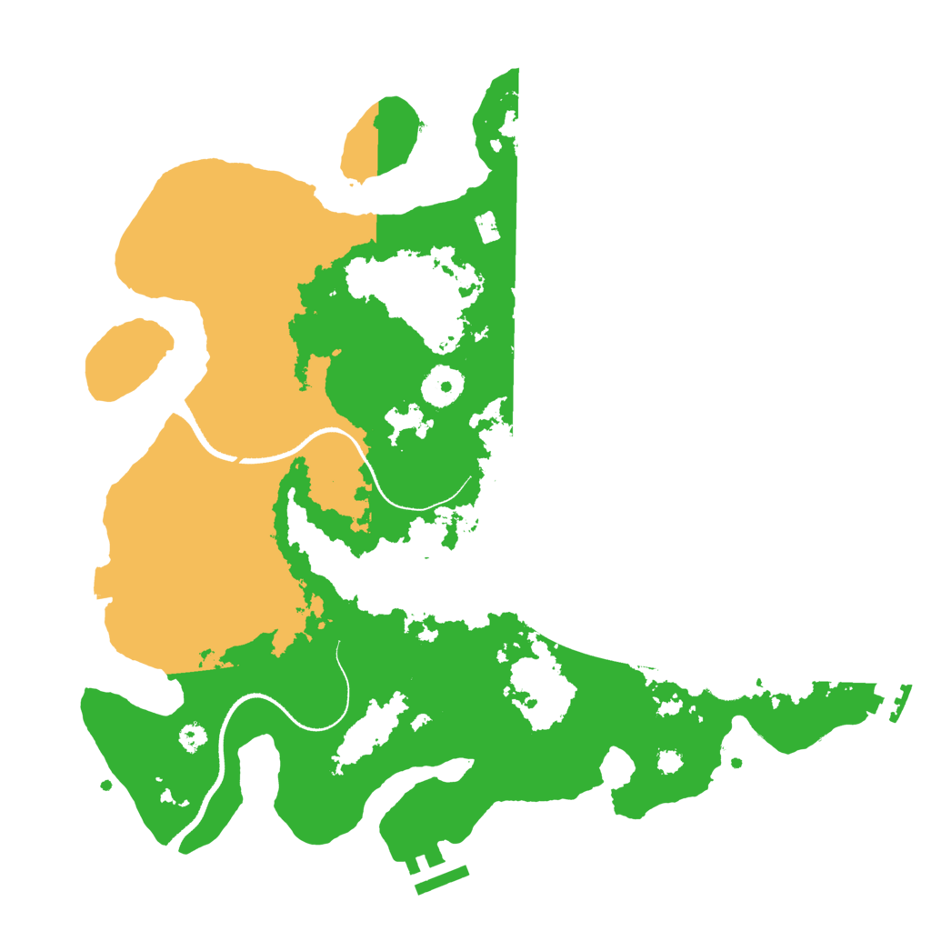 Biome Rust Map: Procedural Map, Size: 3400, Seed: 987412365