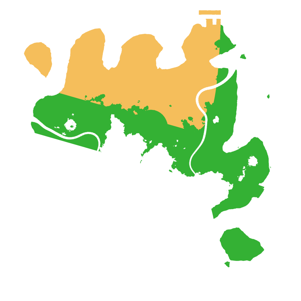 Biome Rust Map: Procedural Map, Size: 2769, Seed: 2147483647
