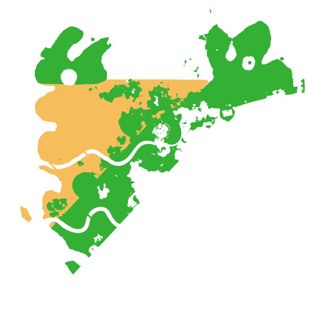 Biome Rust Map: Procedural Map, Size: 3500, Seed: 1055201749