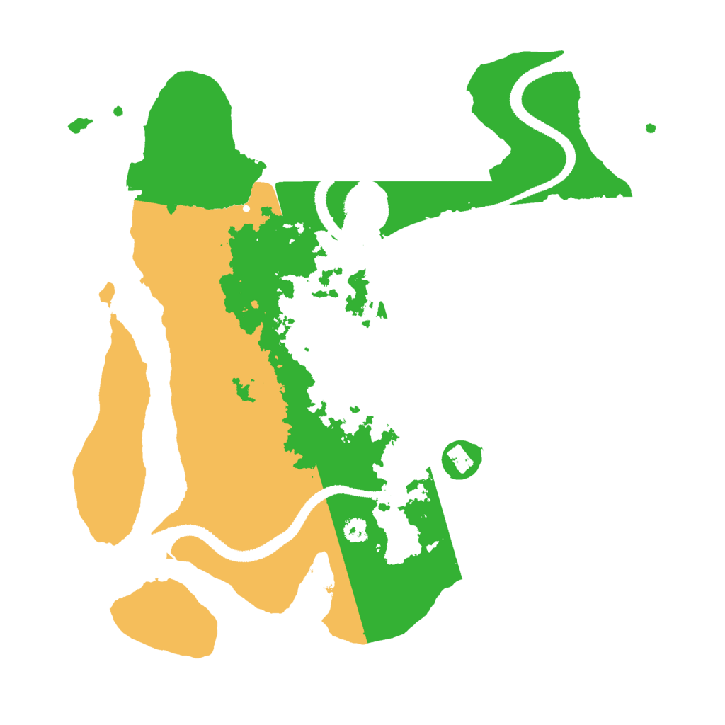 Biome Rust Map: Procedural Map, Size: 3000, Seed: 764588344
