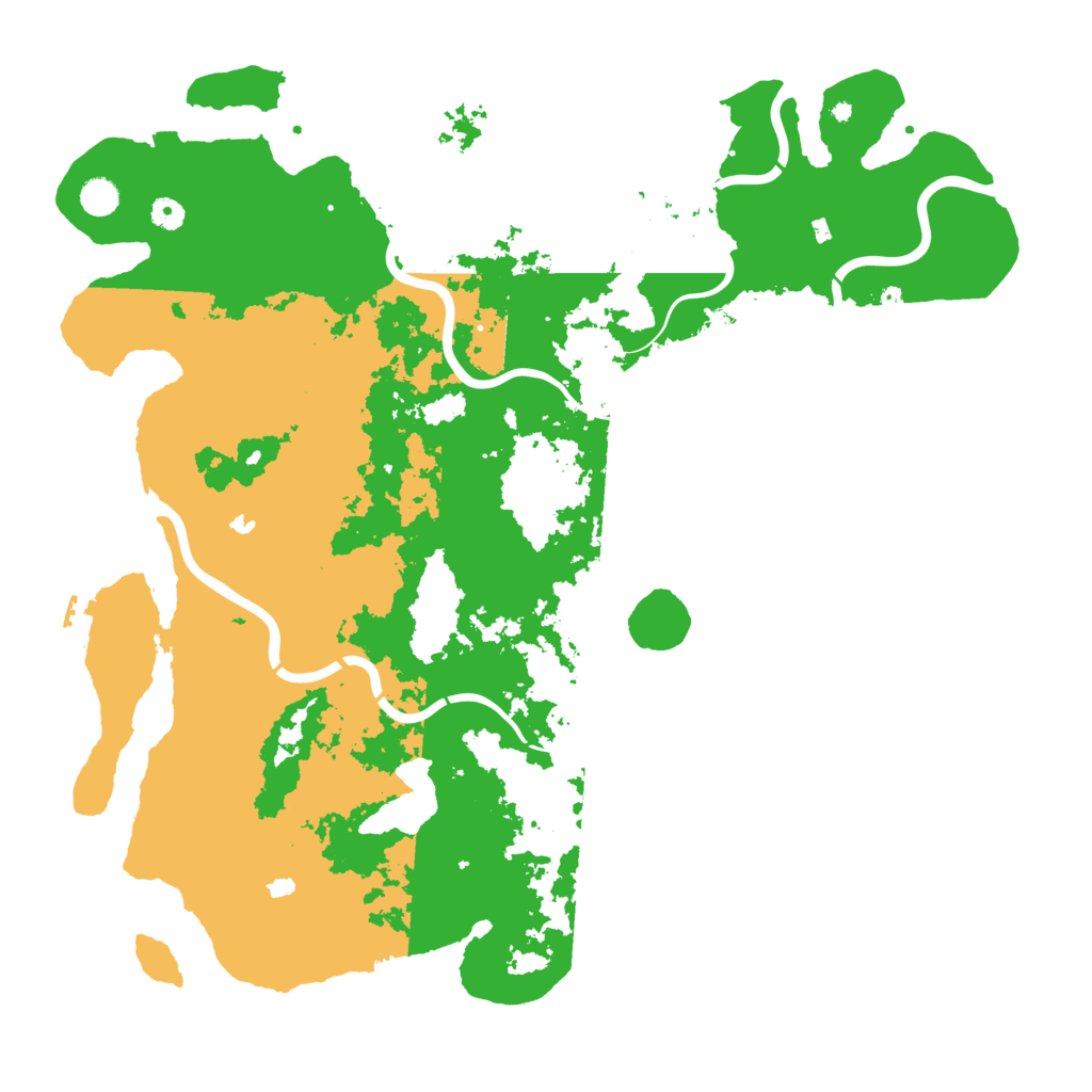Biome Rust Map: Procedural Map, Size: 5000, Seed: 39908320