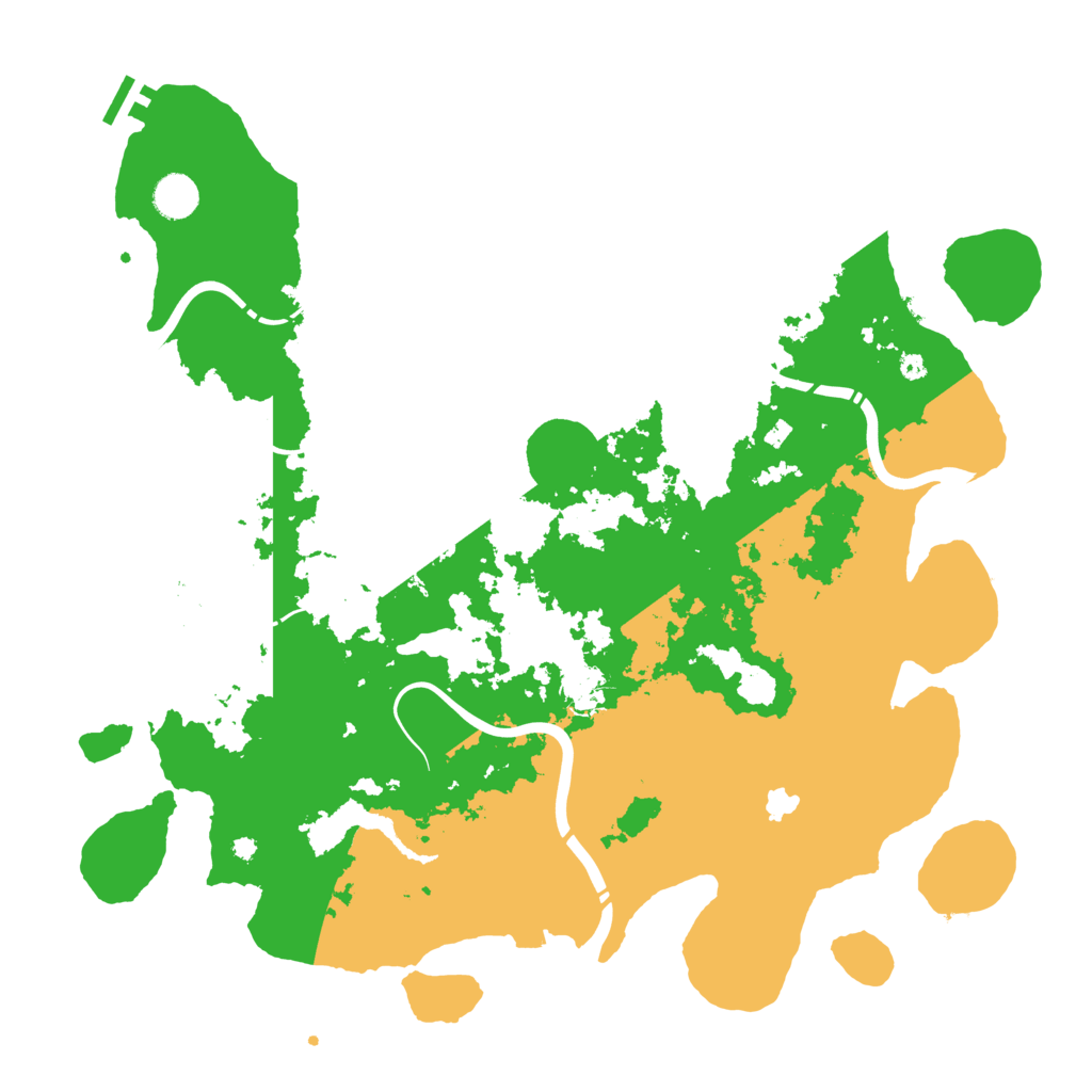 Biome Rust Map: Procedural Map, Size: 4250, Seed: 21758