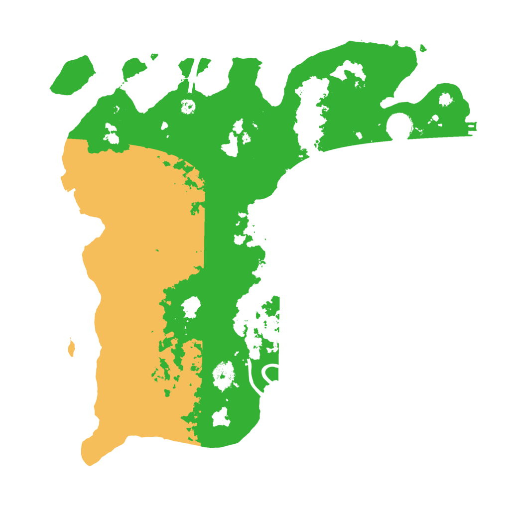 Biome Rust Map: Procedural Map, Size: 3500, Seed: 592001141