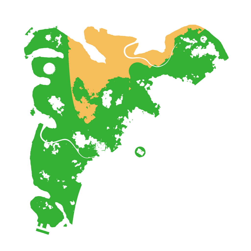 Biome Rust Map: Procedural Map, Size: 3800, Seed: 2066647050