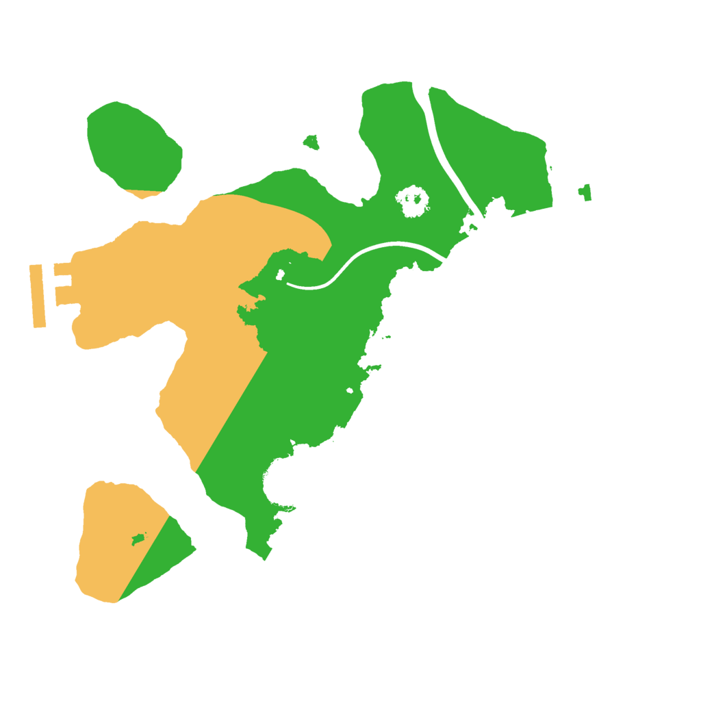 Biome Rust Map: Procedural Map, Size: 2250, Seed: 1034953661