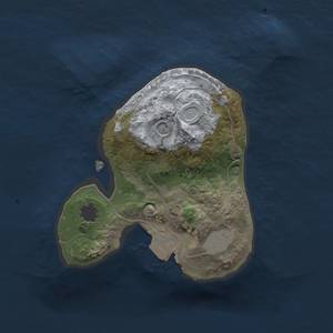Thumbnail Rust Map: Procedural Map, Size: 1650, Seed: 1, 4 Monuments