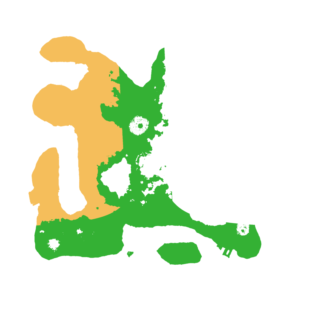Biome Rust Map: Procedural Map, Size: 2500, Seed: 50146