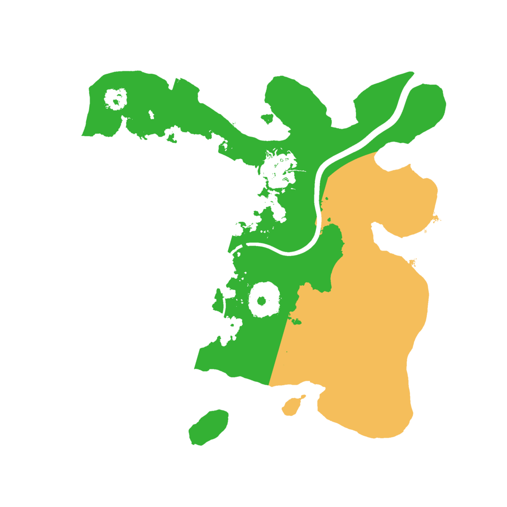Biome Rust Map: Procedural Map, Size: 2250, Seed: 1209490494